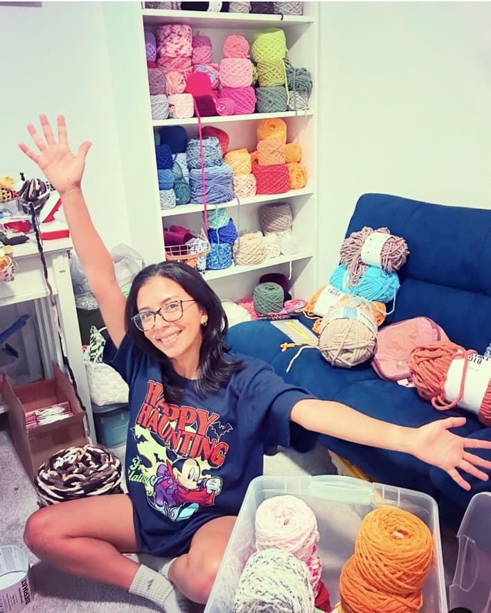 Cristina, founder and maker behind Sterling Crafted