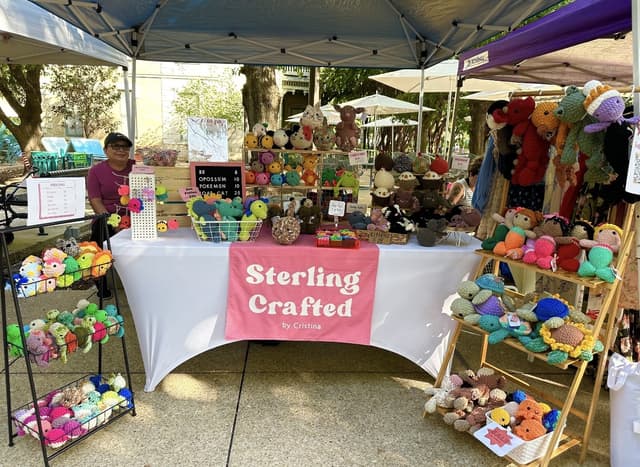 Sterling Crafted market booth