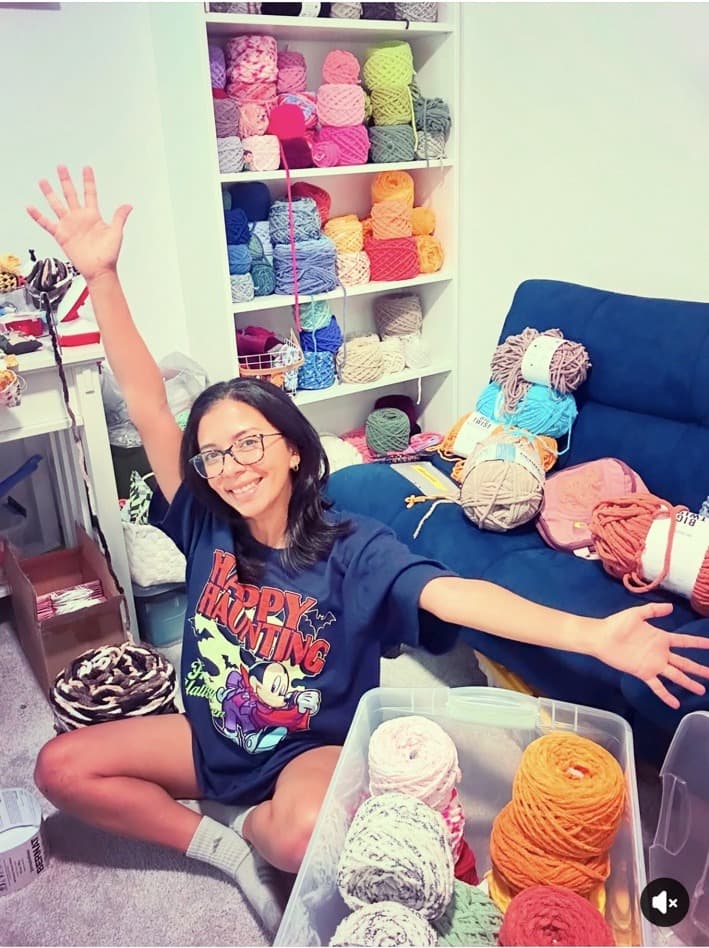 Cristina, founder and maker behind Sterling Crafted