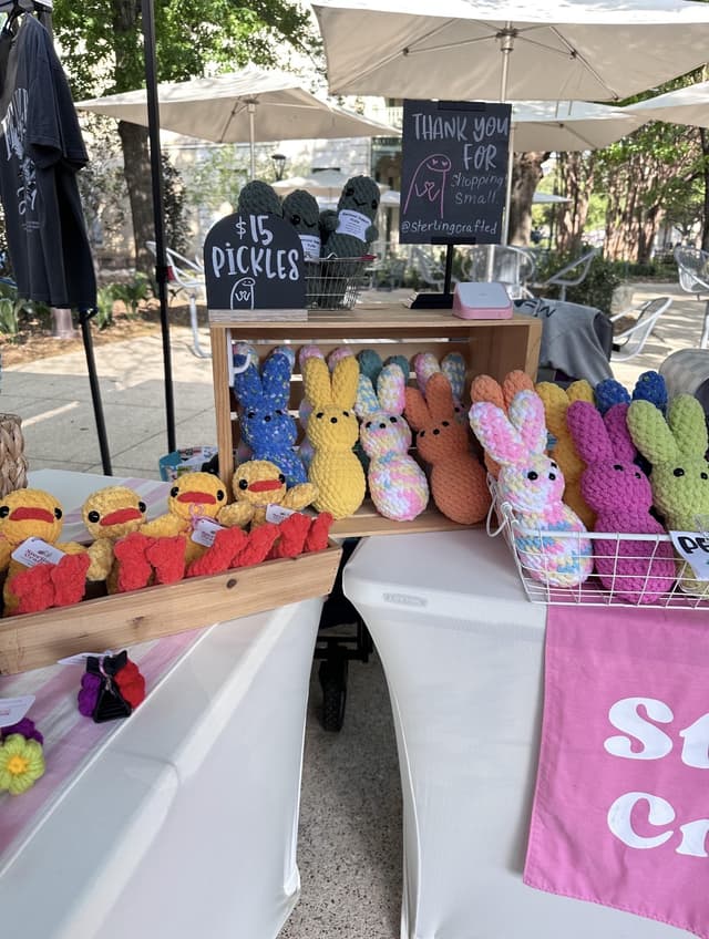 Sterling Crafted market display